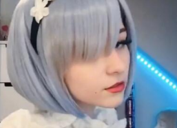 cos圣诞蕾姆小姐姐,冬日里的甜蜜治愈女神